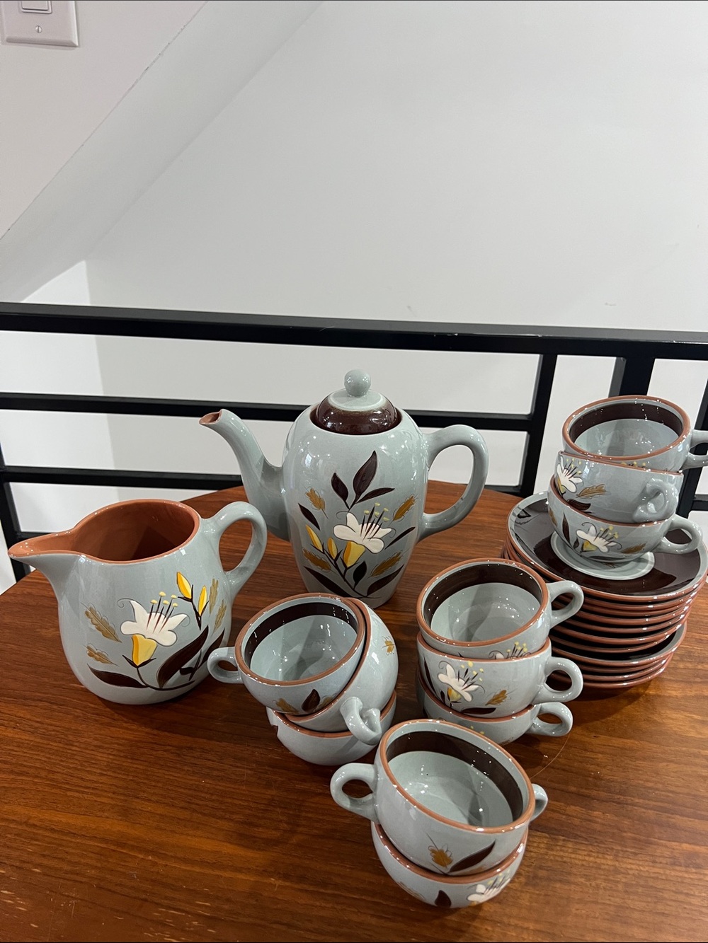 Vintage Golden Harvest Stangl Pottery Set